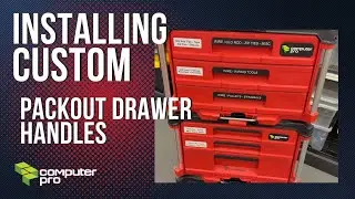 Installing custom Packout Drawer handles