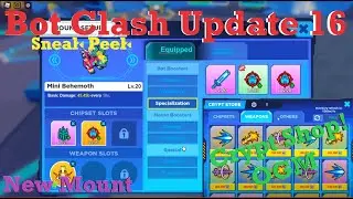 Bot Clash Update 16 Sneak Peek | Crypt Shop New Mount Setup!