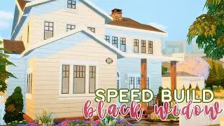 building an on-site wedding venue | Sims 4: Black Widow Challenge