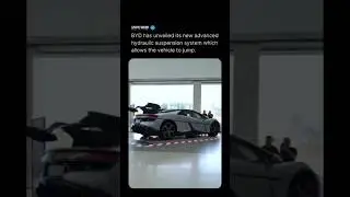 BYD Hydraulic Suspension car |Jumping car 😃😍 #byd #car #hydraulic #suspension #advanced