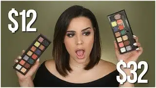 WORLDS BEST ABH PRISM PALETTE DUPE?!?! CHEAP VS HIGHEND EYESHADOW DUPES! | MakeupByAmarie