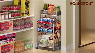 Installation instruction- Rolling Snack Can Organizer for Pantry -JJ46(B0DQTX7ZGV)