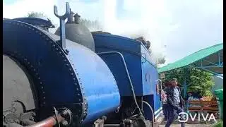 The Black smoke coming out from the Toy Train's Chimney