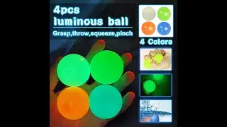 Fluorescent Stick Wall Ball Sticky Ceiling Balls