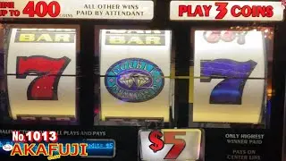 HIGH LIMIT TRIPLE DOUBLE DIAMOND SLOT MAX BET $15@ BARONA CASINO ⑤ 赤富士スロット やばっ⑤