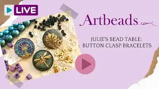 Julie's Bead Table: Button Clasp Bracelets