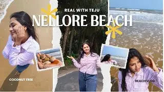 🏖️ &ldquo;Peaceful Beach Day Among Coconut Trees || RealWithTeju&rdquo;✨