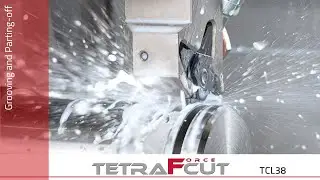 TCL38 insert for deep grooving and parting processes / TetraForce-Cut