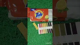 Tide White BAR pH test # Short # video #phtesting