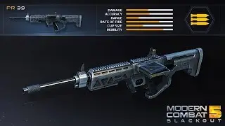 Modern Combat 5 - PR39 Gameplay | Tier-7 Assault Class | Is PR39 DEAD After MC5 Update 22 ?
