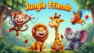 Jungle Friends | Joyful Kids Song | Kidsjourney
