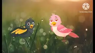 ❤️Kalu Ka Pyar...... ❤️ #cartoon #love bird #bird love story...
