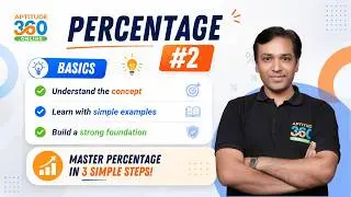 #2 Percent ||  5 sec shortcut to solve 1 page problem in 1 line || MUST for CAT