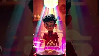 बोलने वाला लड्डू | Magic Ladoo Story for Kids | Short Animation in Hindi #shortsfeed