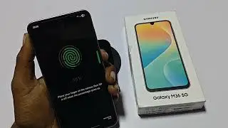 Samsang M36 5G Mein in display fingerprint lock kaise lagte hain/How to set fingerprint lock samsang
