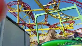 Big Apple Coaster Onride POV - Ocean Beach Pleasure Park