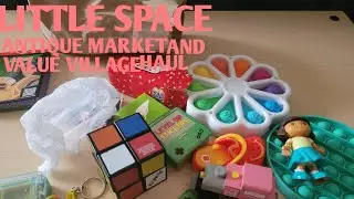 Little space antique market and value village haul