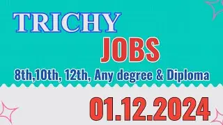 💥 Trichy job vacancy today 2024 🧧 Trichy job vacancy today 🌟 Trichy job vacancy ➡️ Trichy jobs