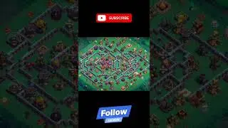 Top 8 th15 ring base🔥💯 #shorts #youtubeshorts #clashofclans