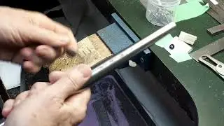 wax carving: sanding the inside surface of a ring shank
