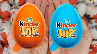 Satisfying Video | Unpacking Yummy Kinder Joy & Kinder Surprise Chocolate Eggs ASMR Candy Opening