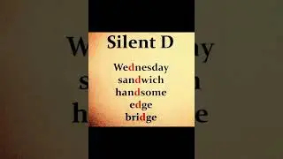 Silent 'D' || words with Silent 'D' || I.S lulana English