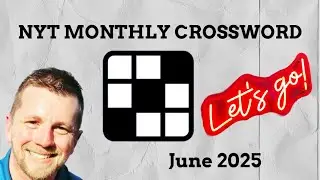 ACTIVATING GAMER MODE! - Oranje plays the June 2025 NYT monthly bonus crossword