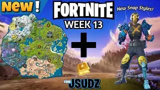 *NEW* Fortnite WEEK 13 Quest Guide + UNLOCK NEW SNAP STYLES!!