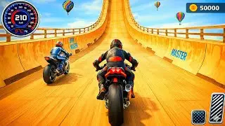 Mega Ramp Bike Racing Challenge! 🔥 Impossible Mega Ramp Bike Stunts Games | Android Gameplay Epi 147