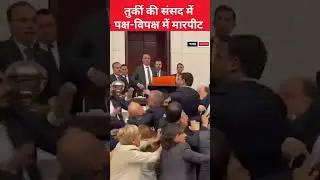 Huge fight in the Turkish parliament .#shorts