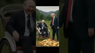 Trump hit the Airplane ✈️ and putin laughing 🤣🤣🤣 Just for fun