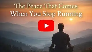The Peace That Comes When You Stop Running