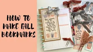 How to make FALL BOOKMARKS | Creative Faith & Co. | Faith Happy Planner