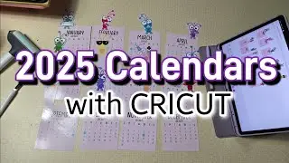 Создание календарей на 2025 год с CRICUT