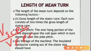 SAITM B.Tech EE SEM 6 COMPUTER AIDED & ELECTRIC MACHINE DESIGN UNIT 3 LECTURE 15