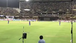 Final over of the ipl19. Mumbai Indians won by 1 runs