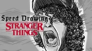 SPEED ART STRANGER THINGS | #STRANGERTHINGS3 #DUSTIN