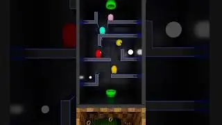 Pacman in Sonic vertical maze #shorts