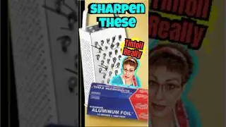 STOP Using a Dull CHEESE GRATER! Try This 5-Second Tinfoil Hack