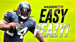 EASY PEAZY - Marshawn Lynch DOIN' WORK! Madden 15 Ultimate Team Gameplay - MUT 15