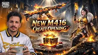 UsMan乛ملک M416 FIRE 🔥 Crate OPENING | Crimson Skyblade M416 And WildSoul Warden Set | PUBG Mobile