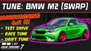 GT7 - Tune:  (Swap) BMW M2 Competition '18 - Gran Turismo 7 - 1.57