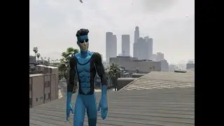 GTA V Invincible Blue suit mod Free Download