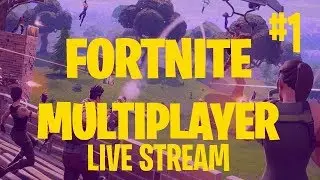 Fortnite MULTIPLAYER LIVE STREAM Part 1