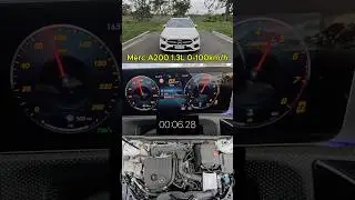 0-100 km/h | Mercedes A200 1.3L #acceleration