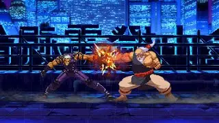 Gouken Vs Krizalid - Street Fighter X The King of Fighters - Capcom Vs SNK X MUGEN