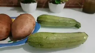 إلا عندك البطاطس والقرع الأخضر في الدار دخلي تشوفي هذه الوصفة😋👍