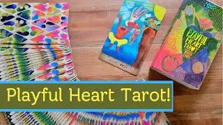 Playful Heart Tarot by Kittenchops | Flip Through | First Impressions ✨Learn Tarot card reading