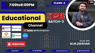 Batch 3 &ndash; Class 4  AutoCAD Layers  Live Class Recording  ZA Drafting Studio  Contact: 7801075768