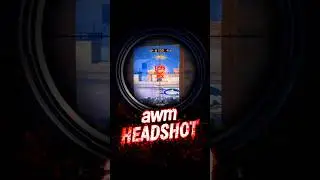Best AWM Snipping Gameplay 🎯 #AWM #Shorts
